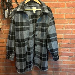 H&M Plaid Shacket